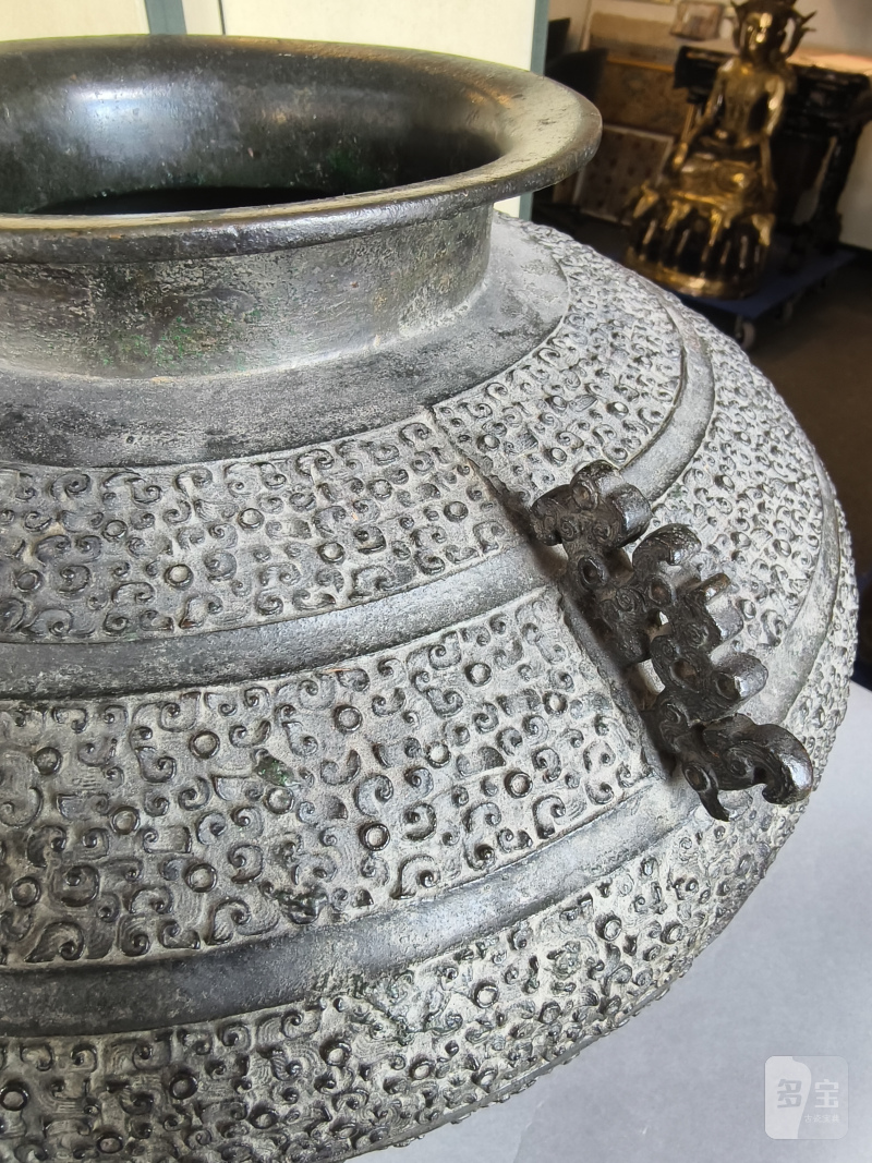 An archaic bronze vessel 'ling' - 图8
